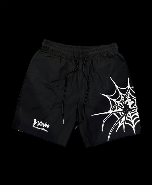 WAVEË Black & White Spider Vol.3 Shorts