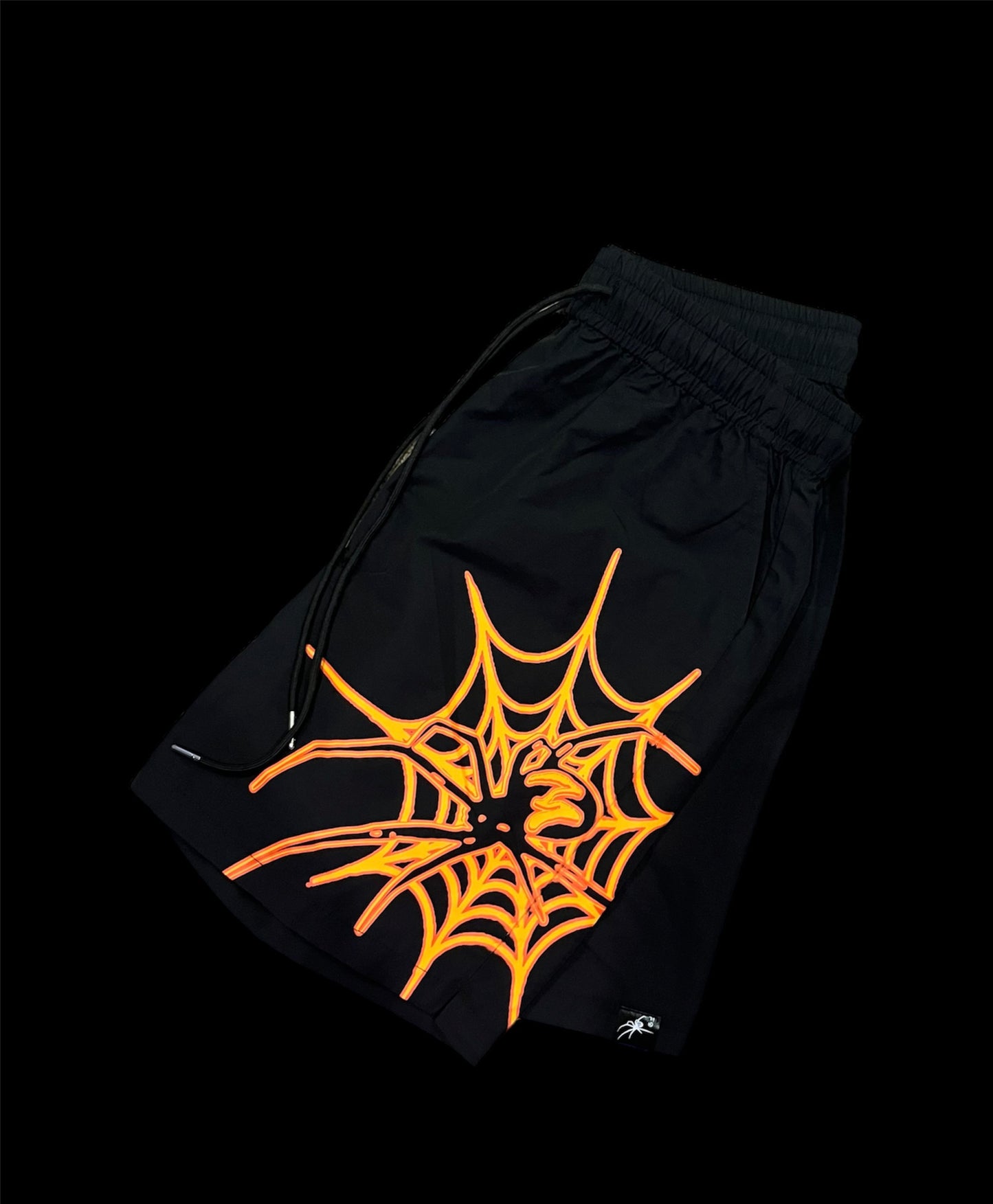 WAVEË Black & Orange Spider Vol.3 Shorts