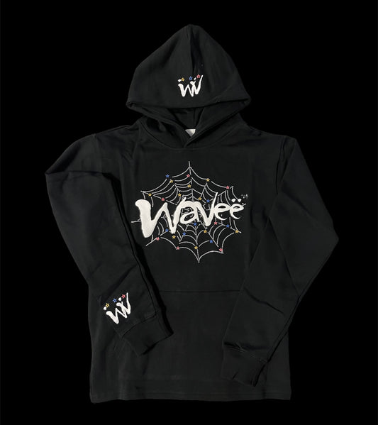 WAVEË Rhinestone Spider Vol.2 Limited Edition Hoodie