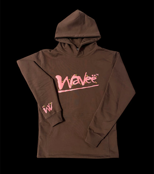 WAVEË Brown & Pink Spider Vol.2 Hoodie